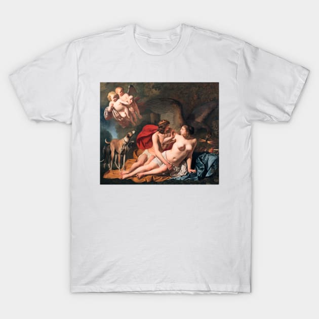 Jupiter and Callisto by Caesar van Everdingen T-Shirt by Classic Art Stall